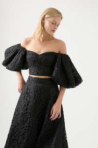 Party Dressing: Patina Lace Top