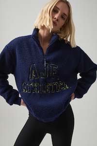 Sale Jackets Coats: Quarter Zip Sherpa Jumper 435