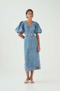 Juno Denim Midi Dress