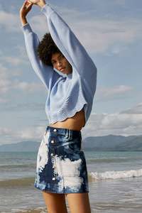 Sale: Enigma Denim Mini Skirt