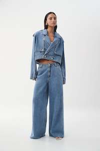 Pants: Holland Wide Leg Jean