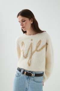 Knitwear And Jumpers: Calla Logo Knit Jumper