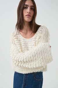Knitwear And Jumpers: Revel Textured Knit Jumper