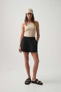 Hydra Logo Knit Ribbed Top