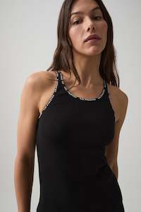 The Logo Edit: Logo Strap Ribbed Tank 142