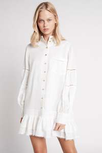 Mini Dresses: Lotus Shirt Dress