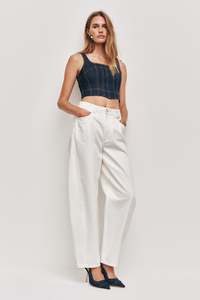 Aje Denim: Briar Denim Bustier