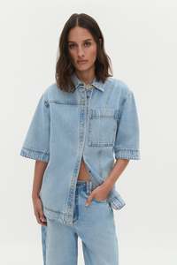 Rylan Short Sleeve Denim Shirt