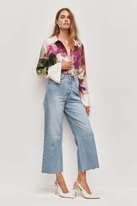 Eva Wide Leg Crop Jean