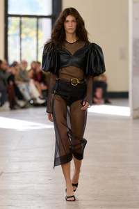 Products: Spoken Puff Sleeve Crop Top