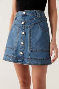 Sale Skirts: Belmond Denim Mini Skirt