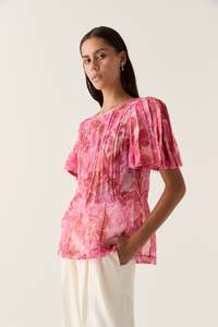 Sale Tops: Stella Linear Ruffle Top