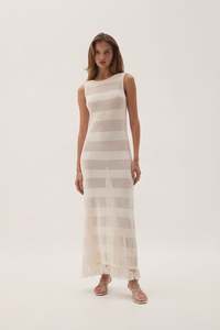 Bather Open Knit Midi Dress