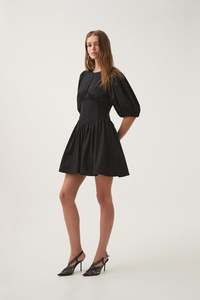 Black Dresses: Billie Corded Mini Dress