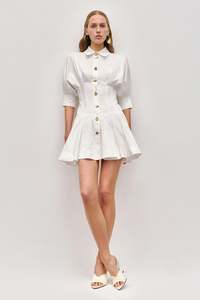 White Dresses: Alexa Mini Dress