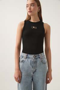 Sale: Nerina Logo Cut Out Tank