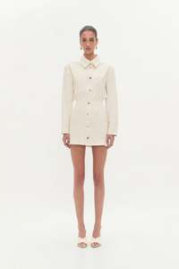 Sale: Raven Button Down Mini Skirt