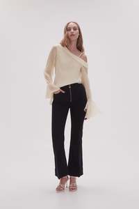 Aje Denim: Lola Denim Wide Leg Jeans