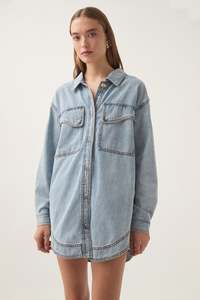 Ray Longline Denim Shirt