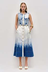 Tides Denim Midi Dress