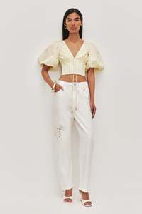 Halo Embroidered Pant