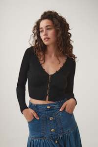 Knitwear And Jumpers: Luella Button Detail Cardigan