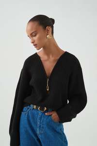 Leona Keyhole Knit