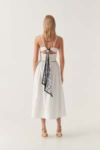 Danica Tie Back Midi Dress