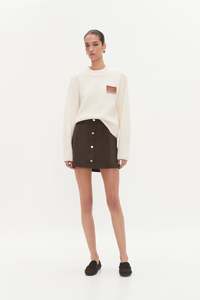 Sale Skirts: Calyx Vegan Suede Skirt