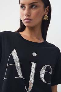 Glider Embellished Logo Tee