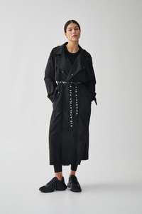 Sale Jackets Coats: Longline Belted Trench 703