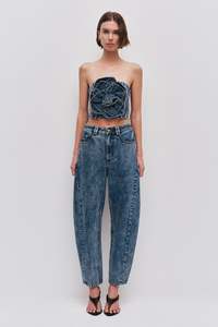 Angelina Denim Bustier