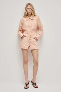 Aje Denim: Sunrise Denim Shorts