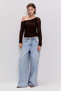 Elaria Long Sleeve Mesh Top