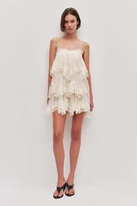 Mini Dresses: Ophelia Lace Mini Dress