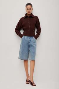 Outerwear: Leni Collared Cardigan