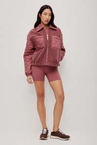 Quilted Sherpa Jacket