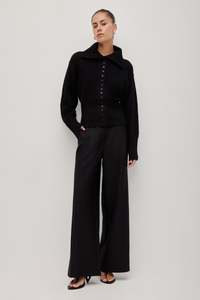 Leni Collared Cardigan