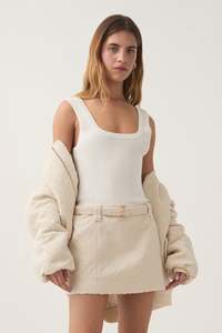 Tectonic Jacquard Mini Skirt