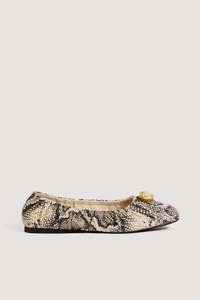 Carmena Ruched Ballet Flat