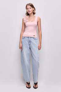 Pamela Flower Knit Tank