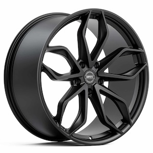 Wheels: GT Form Ghost Satin Black 22 Inch Wheels