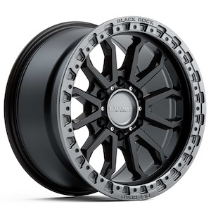 Wheels: Black Rock Cobra 17 Inch 4x4 Rims