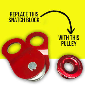 Recovery Gear: Rockarmor-18T Soft Shackle/Synthetic Rope Pulley