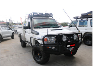 Rockarmor Steel Rockslider Side Steps To Suit Toyota Landcruiser 76 / 79 Series &hellip;