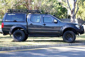 Flares: Kut Snake Flares for Nissan Navara D40