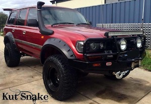 Homepage Favs: Kut Snake XL Monster Flares for Toyota Landcruiser 80 Series