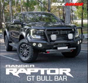 Ford Raptor: Rockarmor Steel Gt Hoop Bull Bar - Ranger Raptor Next Gen 2023-2024 (Full Bar Replacement)