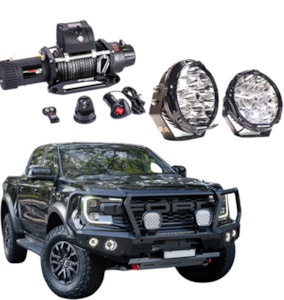 Ford Raptor: Rockarmor Gt Hoop Steel Bullbar Combo Pack - Ford Ranger Raptor Next Gen 2023-2024