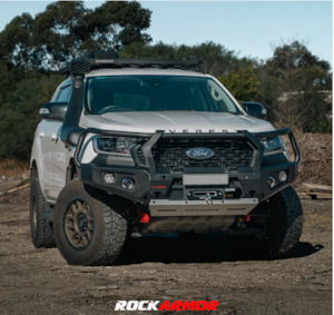 Ford Everest: Rockarmor Gt Hoopless Bullbar To Suit Ua1 & Ua2 Ford Everest 2015-2022